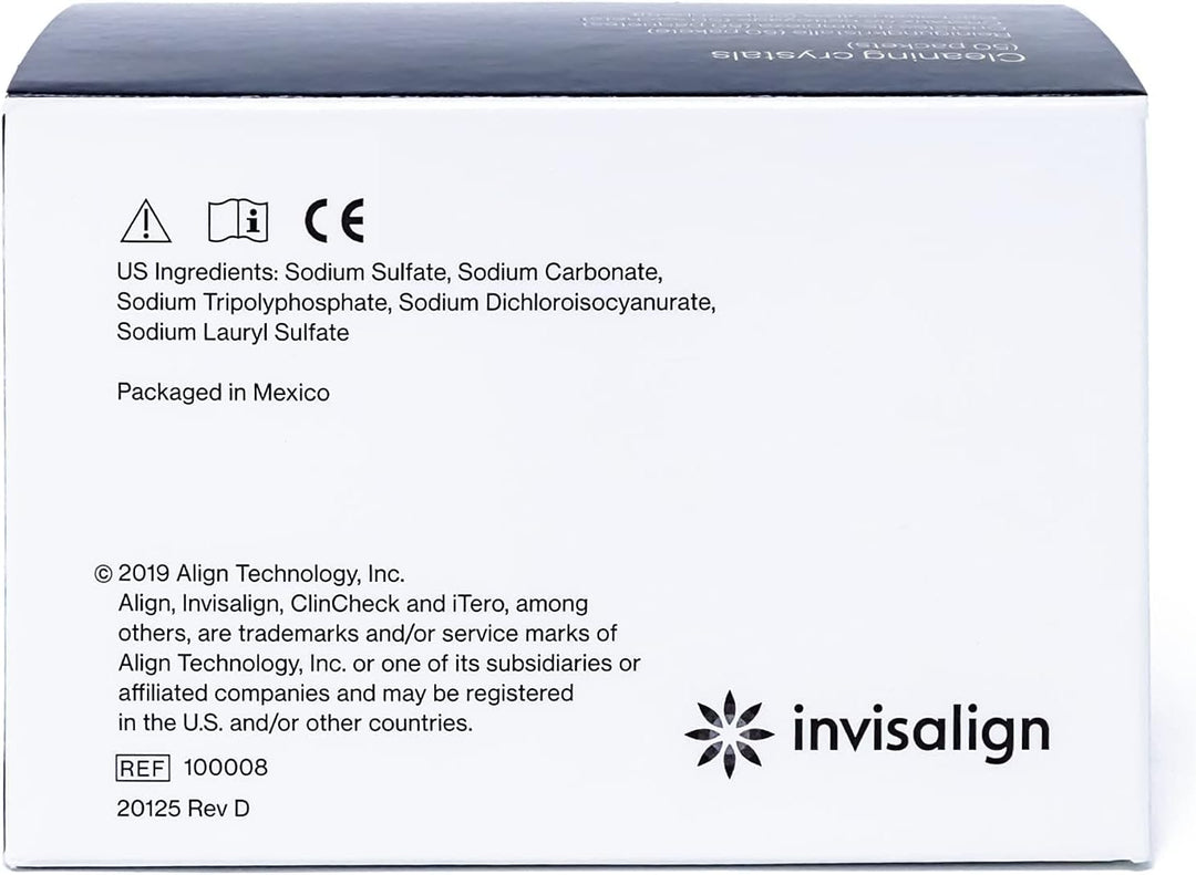 INVISALIGN Cristales de limpieza para alineadores transparentes y r...