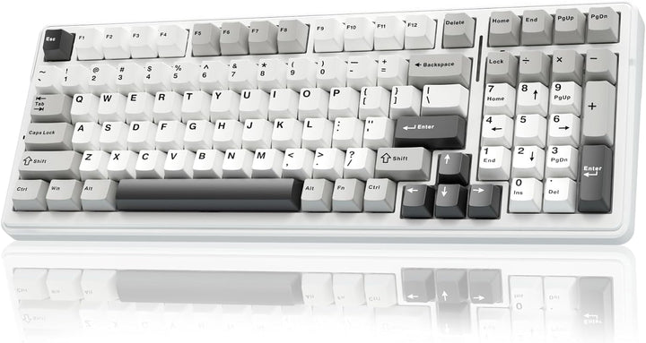 AULA Teclado mecánico inalámbrico F99, triple modo BT5.0\/2.4GHz\/U...