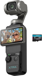 Xtra Muse con microSD de 128 GB, cámara de vlogging con videos CMOS de 1 pulgada