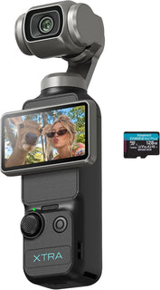 Xtra Muse con microSD de 128 GB, cámara de vlogging con videos CMOS...