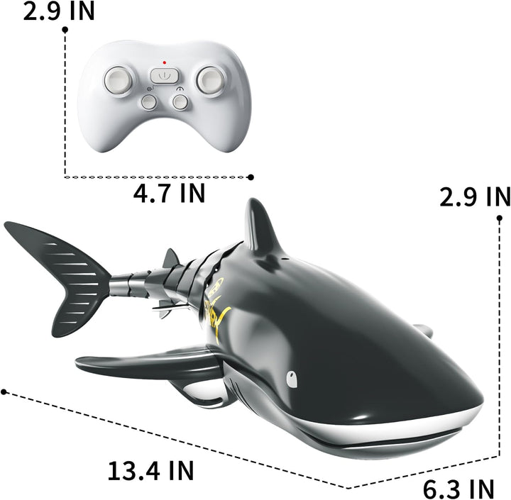 Bennol Juguete de tiburón ballena con control remoto de 2.4 GHz par...