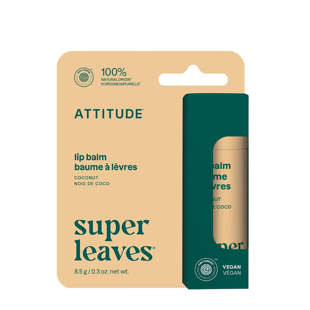 ATTITUDE Bálsamo labial, origen natural, nutre y protege, manteca d...