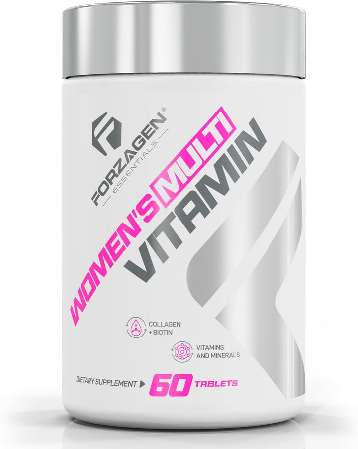 Forzagen Essentials - Multivitaminas con colágeno y biotina para mu...