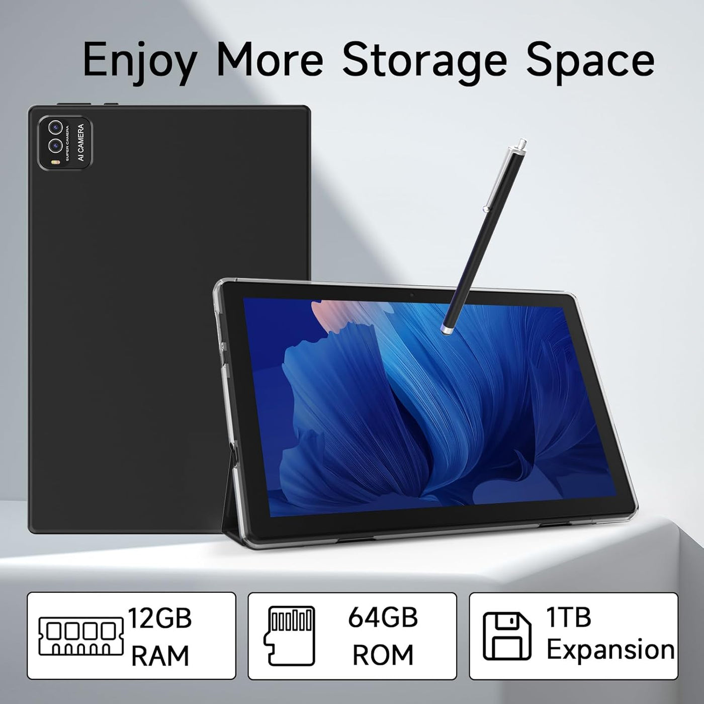 ATOZEE Tableta Android de 10 Pulgadas con Estuche Protector para Ta...