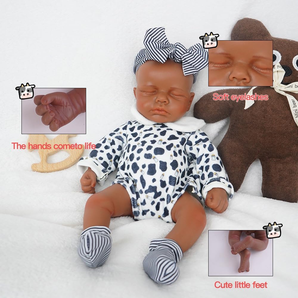 Niño de 12 Pulgadas, Muñecas de Bebé Reborn de Silicona, Muñeca de...