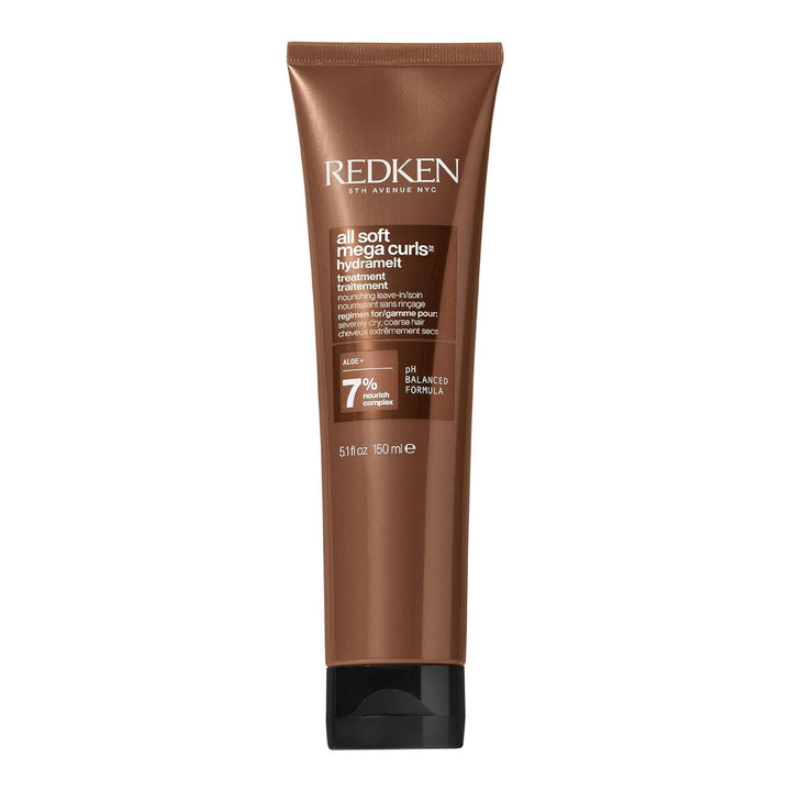 Redken All Soft Mega Curls Hydramelt - Tratamiento sin enjuague par...