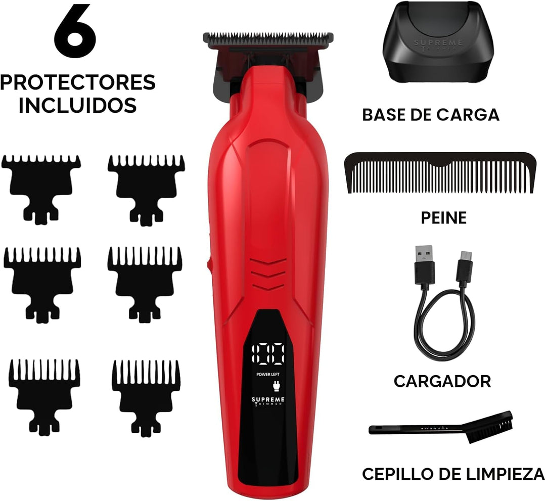 Supreme Trimmer Vader Lite ST3700 - Recortadora de barbero profesio...
