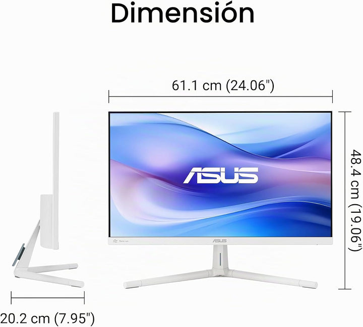 ASUS Monitor de cuidado ocular 1080P de 27 pulgadas (VU279HFI-W) -...