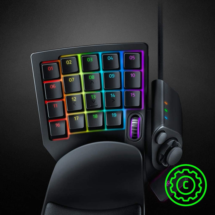 Razer Teclado de juegos Tartarus V2: Interruptores de teclas de mem...