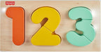 Fisher-Price Juguete Montessori de madera 1-2-3