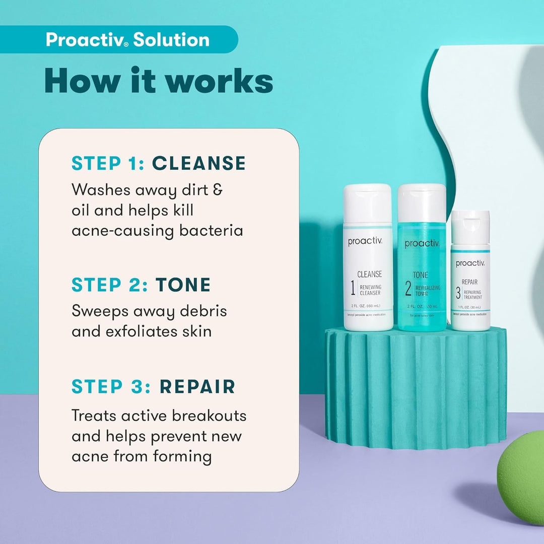 Kit completo de 90 días de cuidado de la piel para acné Proactiv de...