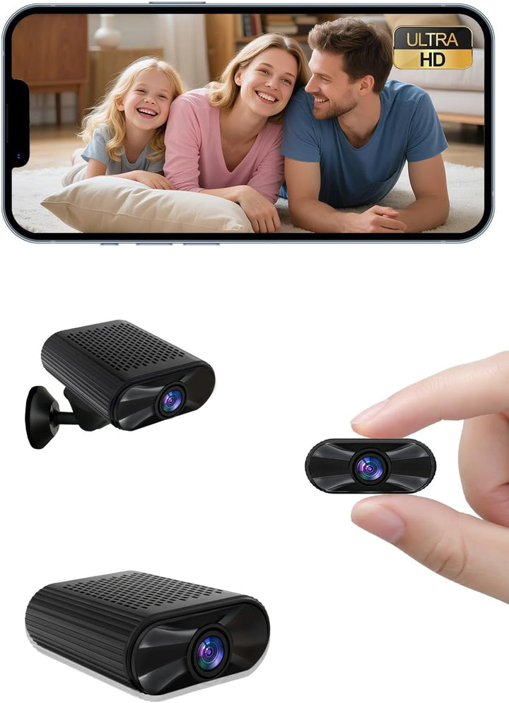 Mini cámara Cámara pequeña inalámbrica 4K HD Pequeñas