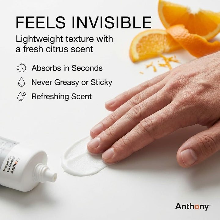 Anthony Instant Fix - Control de aceite para hombres \u2013 Loción...