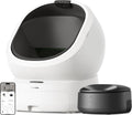 PETLIBRO Caja de arena automática y comedero para gatos para alimentos húmedos y caja de arena autolimpiante con análisis de residuos de IA y reconocimiento de varios gatos