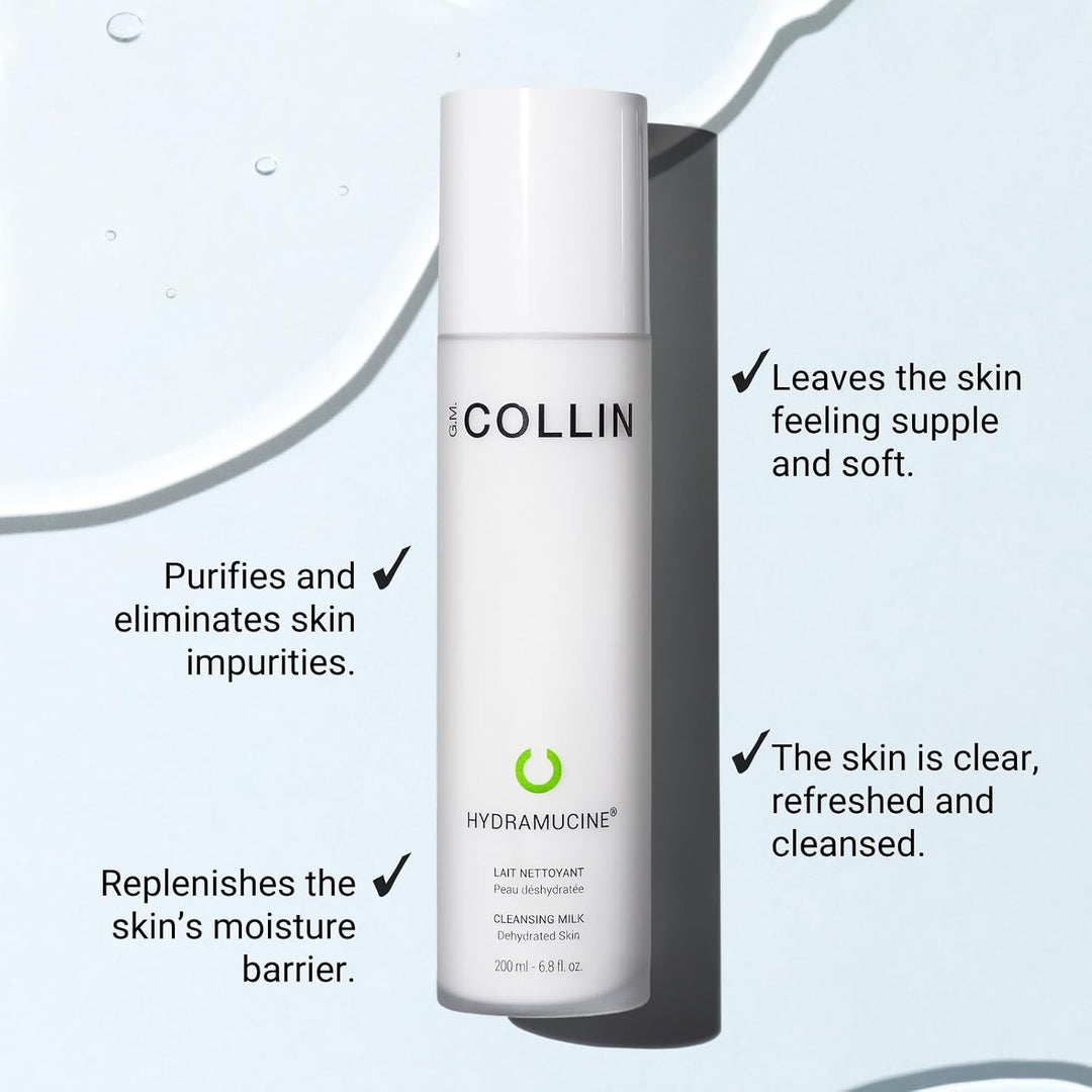 GM COLLIN Colección Hydramucine - Niebla, leche limpiadora, crema f...