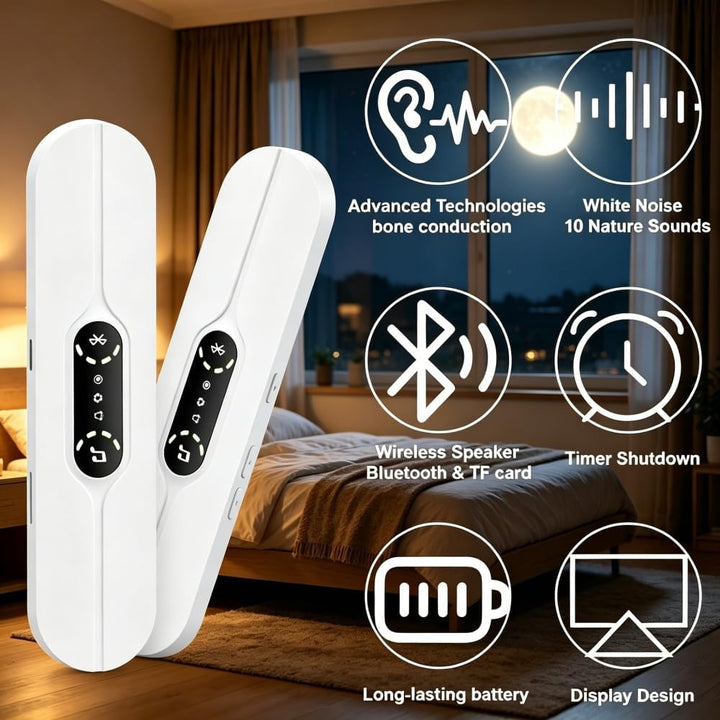 Altavoz de almohada para dormir, mini barra de sueño Bluetooth de c...