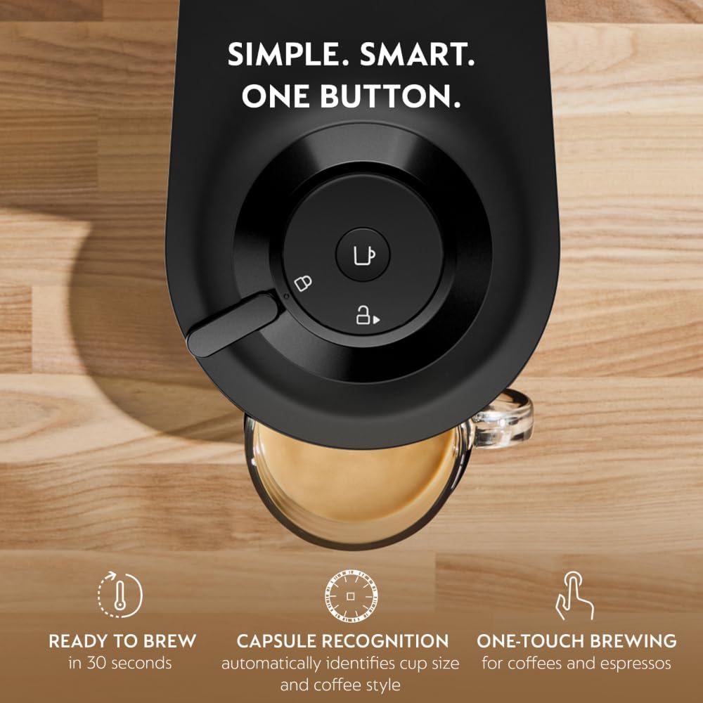 Nespresso Vertuo Pop+ - Máquina de café y espresso de De'Longhi, color negro regaliz