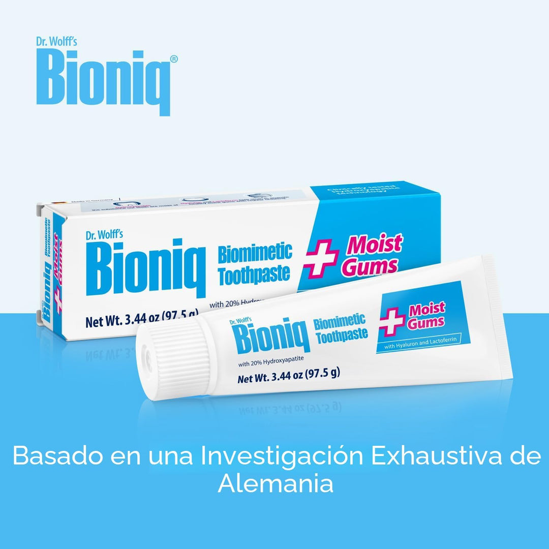 Pasta de dientes Bioniq Plus con 20% de hidroxiapatita para encías...