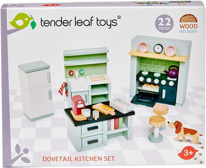 Tender Leaf Toys - Accesorios para casa de muñecas Dovetail - Juego...