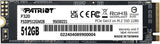 Patriot Memory P320 SSD interno de 512 GB - NVMe PCIe Gen 3x4 - M.2...