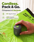 Vacbird Bolsas de vacío codificadas por colores para viajes con bomba