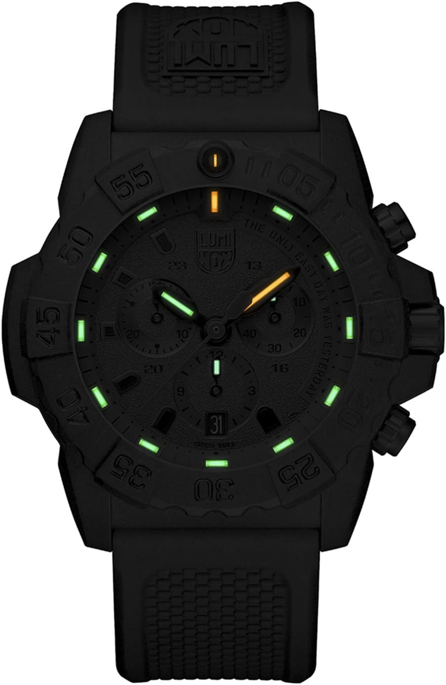 Luminox - Navy Seal - Reloj para hombre de 45 mm - Reloj militar sumergible - Función de fecha 200 m - Resistente al agua - Relojes para hombre - Fabricado en Suiza