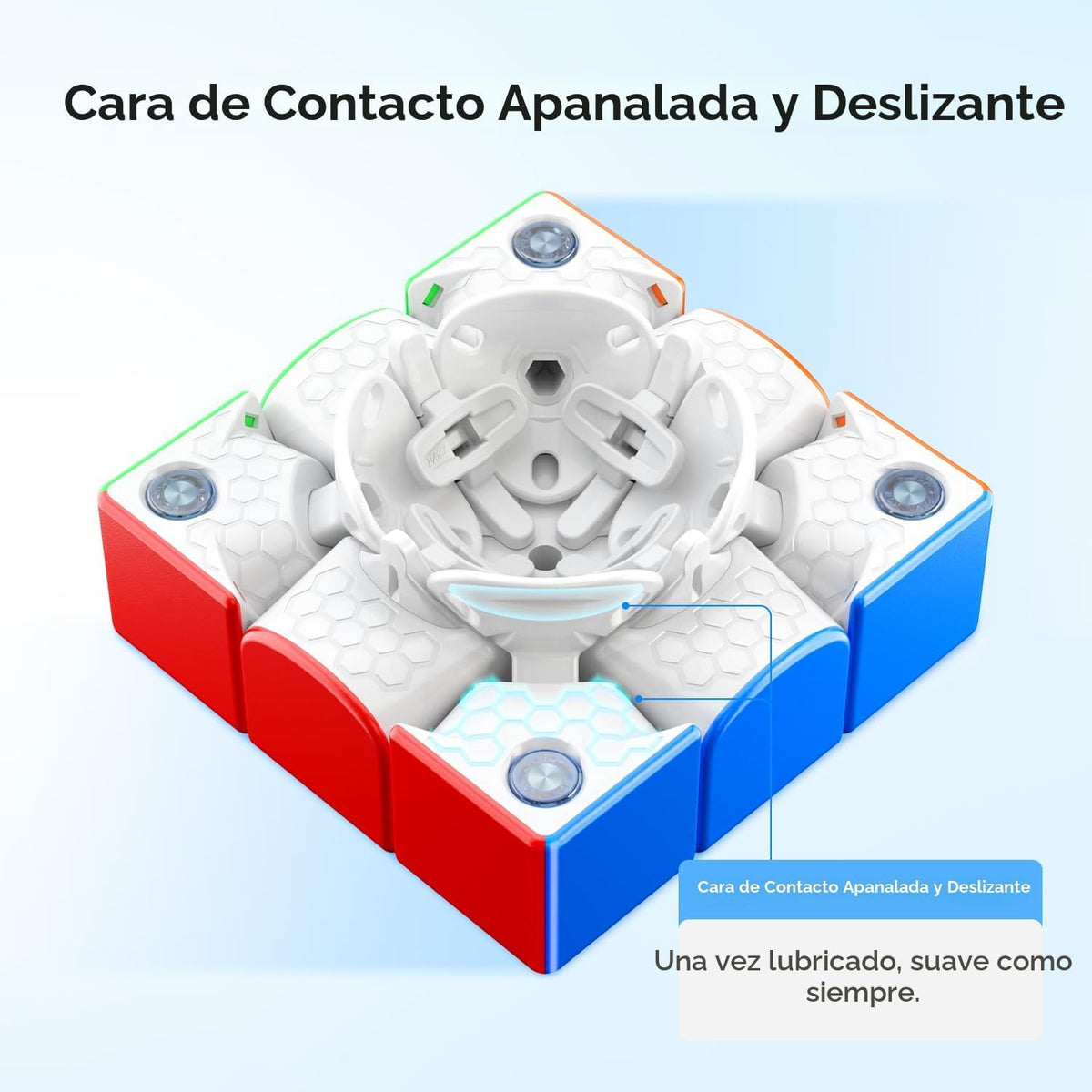 GAN 356 ME, Speed Cube 3x3 Juguete de Rompecabezas Magnético con 48 Imanes GES Pro+ Personalizado 12 Configuraciones de Tensión, Ideal para Niños, Chicos y Adultos, Versión Mejorada GAN 356 M, Versión