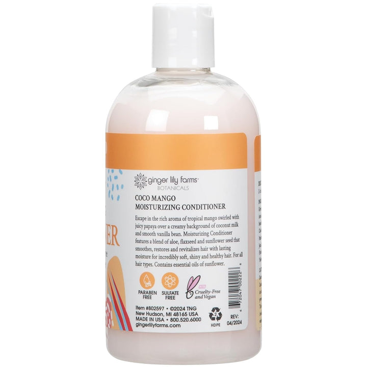Ginger Lily Farms Botanicals - Acondicionador hidratante para cabel...