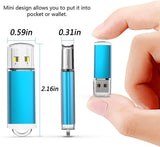 K&amp;ZZ Paquete de 5 unidades flash USB de 64 GB de 64 GB USB 2.0...