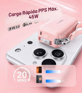 TORRAS Cargador portátil de 10000 mAh, cargador de energía de carga...