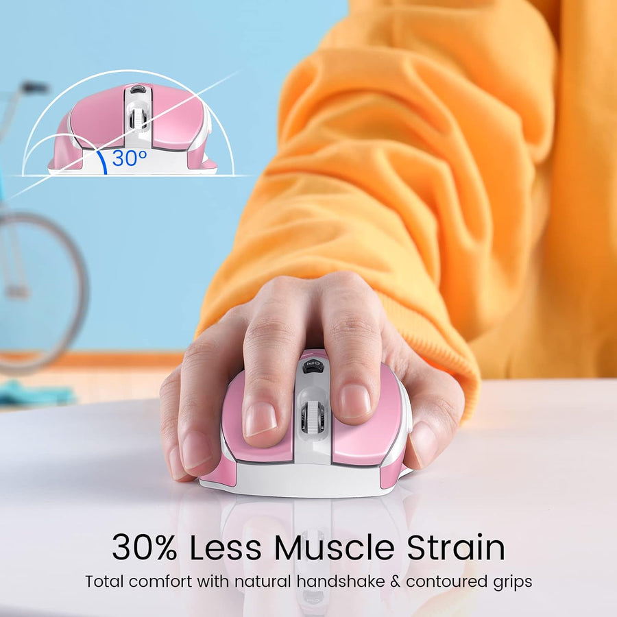 HOTWEEMS D-09 - Ratón inalámbrico para laptop, ergonómico Plus, mou...