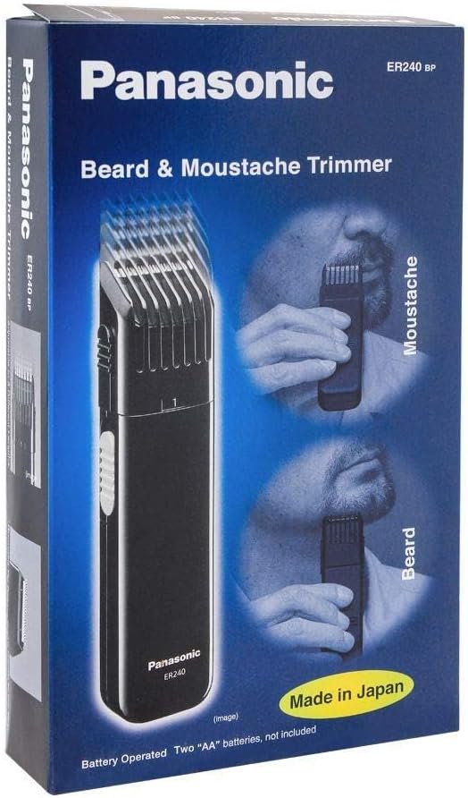 Recortadora de barba y bigote Panasonic ER240B para hombres