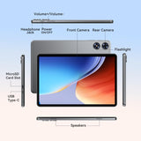 Tablet Android de 10 pulgadas, tableta Android 15 2025 para niños y...