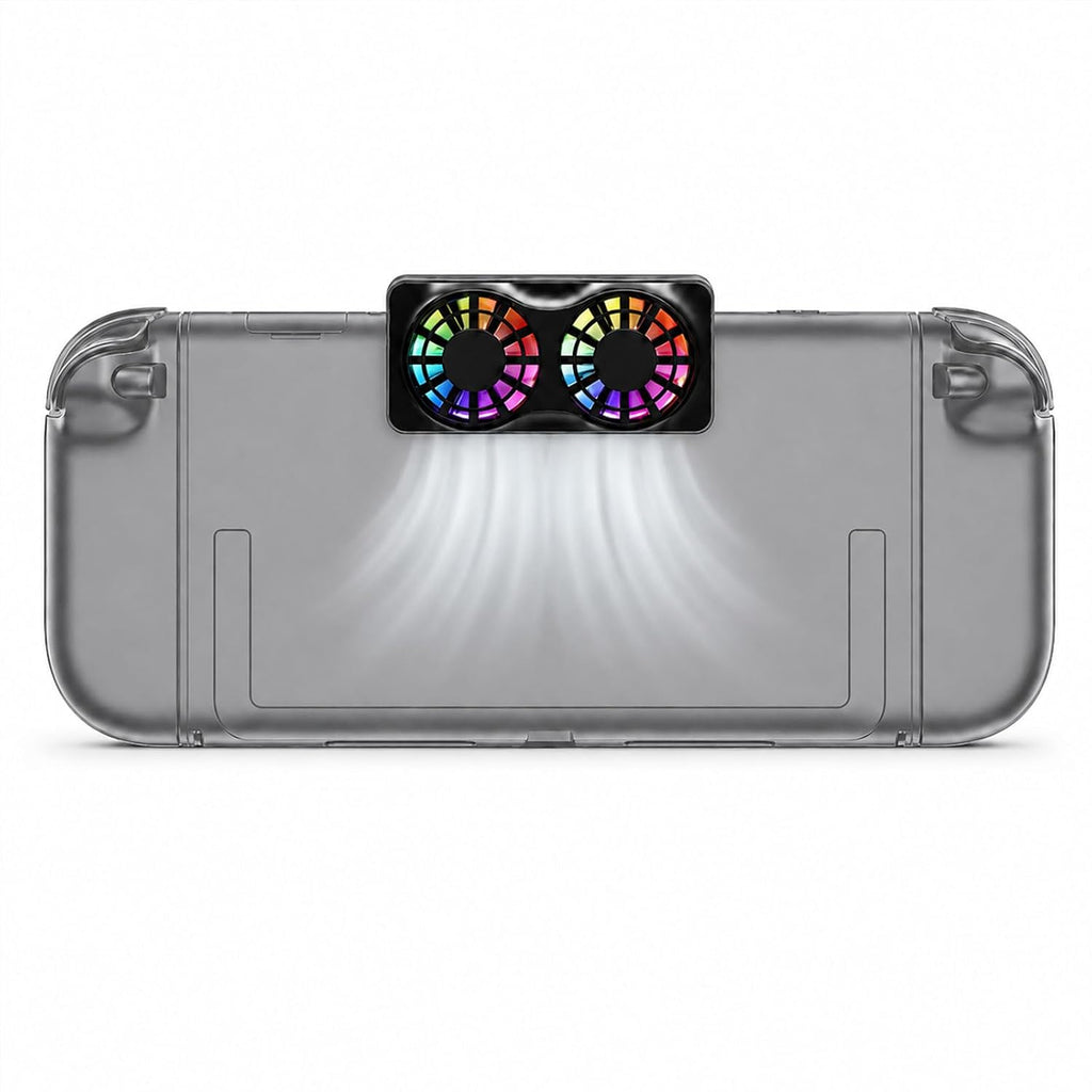 Tongzhuo Ventilador Refrigerante para Nintendo Switch 2, Enfriamiento Rápido, Dos Velocidades Ajustables (Algunas Ruidos de Aire Durante la Operación y ¡Se Debe Quitar la funda al Usar!)