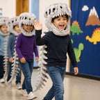 Disfraz de esqueleto de dinosaurio para niños, disfraz de juguetes