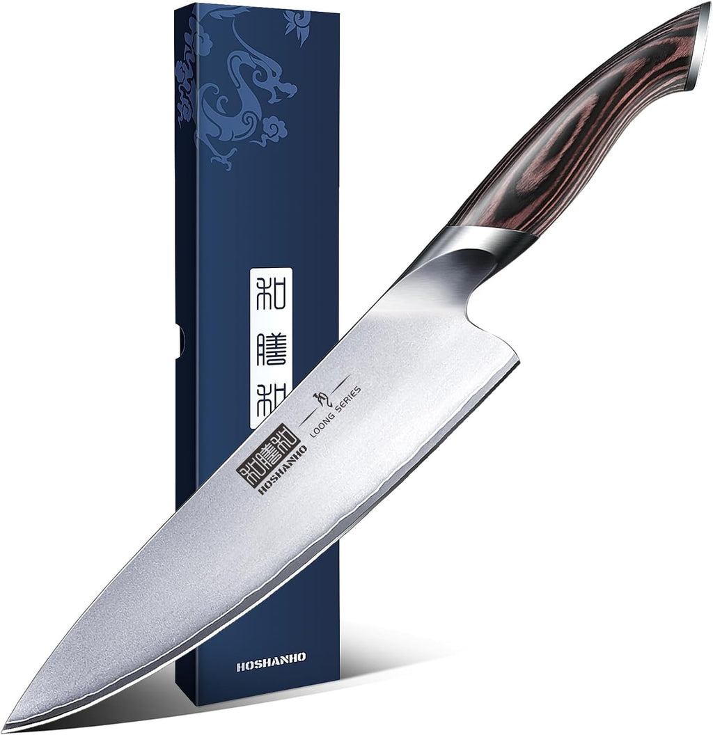 HOSHANHO Cuchillo de cocina japonés de acero de alto carbono