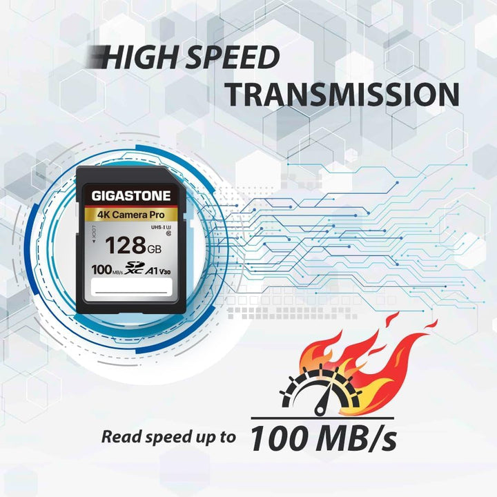 【Recuperación de Datos de 5 Años】Tarjeta SD GIGASTONE de 128GB con...