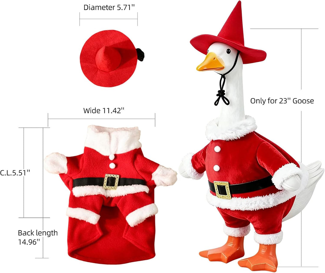 feliend Disfraz oficial de Gaggleville Jolly Santa Goose