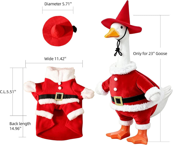 feliend Disfraz oficial de Gaggleville Jolly Santa Goose