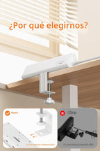Abrazadera de escritorio USB C, carga rápida de 40 W, 10 pies