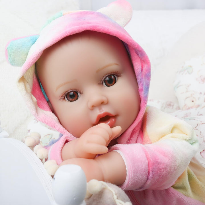 GOAROY Muñecas de bebé realistas para niña, 18 pulgadas, grande, re...