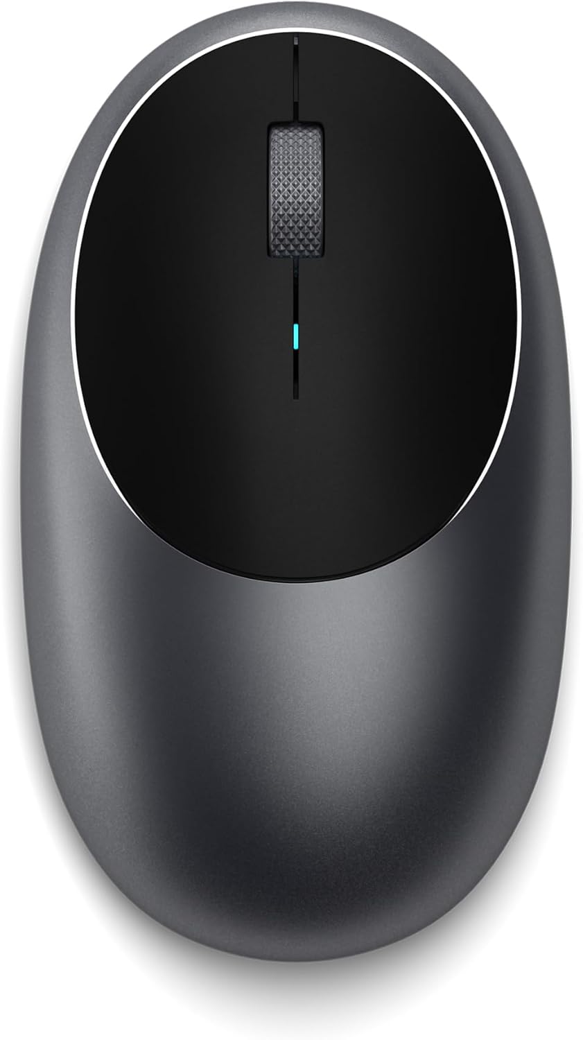 Ratón inalámbrico Bluetooth Satechi M1, recargable USB-C, compacto...