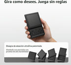 RG Rotate - Consola de juegos de mano retro, pantalla giratoria de 3.5 pulgadas, reproductor portátil Android, chip Unisoc T618 de 3 GB+32 GB, batería de 2000 mAh, aleación de aluminio + plástico