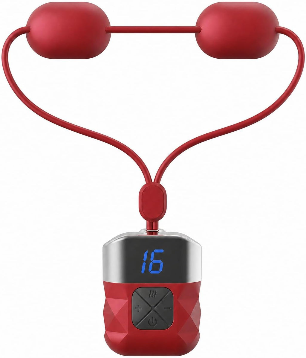 Masajeador de cuello portátil con calor