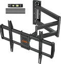 Soporte de pared para TV de brazo largo de 30" para televisores de 42-75 pulgadas, movimiento completo giratorio y tilt