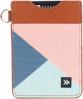 Thread Wallets Cartera de cuero minimalista ultra delgada con tarjetero (línea fina)