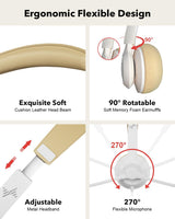 JIAMQISHI Auriculares USB con micrófono para PC, auriculares de dia...