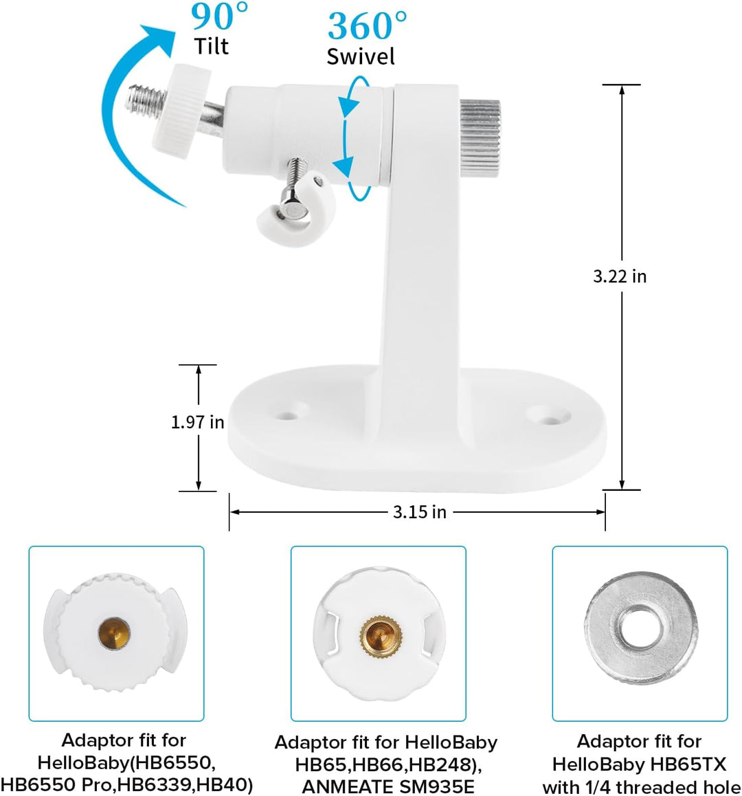 Soporte ajustable para monitor de bebé para HelloBaby