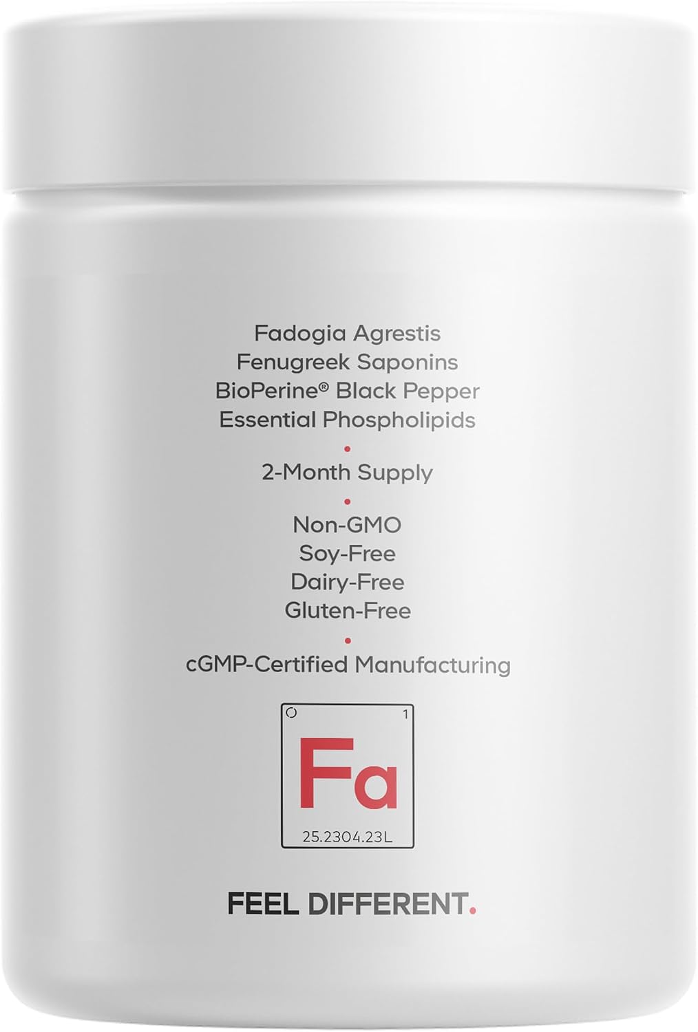 Codeage Fadogia Agrestis liposomal 600 mg, zinc, vitamina D3, 60 cá...