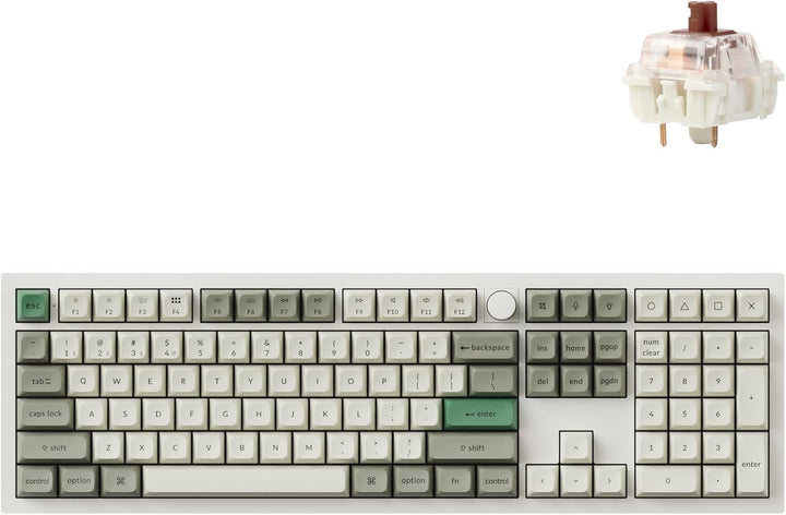 Keychron Q6 Max QMK\/VIA Bluetooth Inalámbrico \/2.4 GHz\/USB-C Tec...
